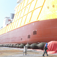 1.8 M X 20 M, 7 Layers Ship Launching Balloon for Marine Salvage, Vessel Launched, Heavy Lifting, Ships Haul out in The Batam Shipyard